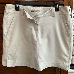Nike golf athletic skort in khaki